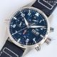 Perfect Copy IWS Factory IWC Pilot Blue Dial 41mm Quick Release Leather Strap (2)_th.jpg